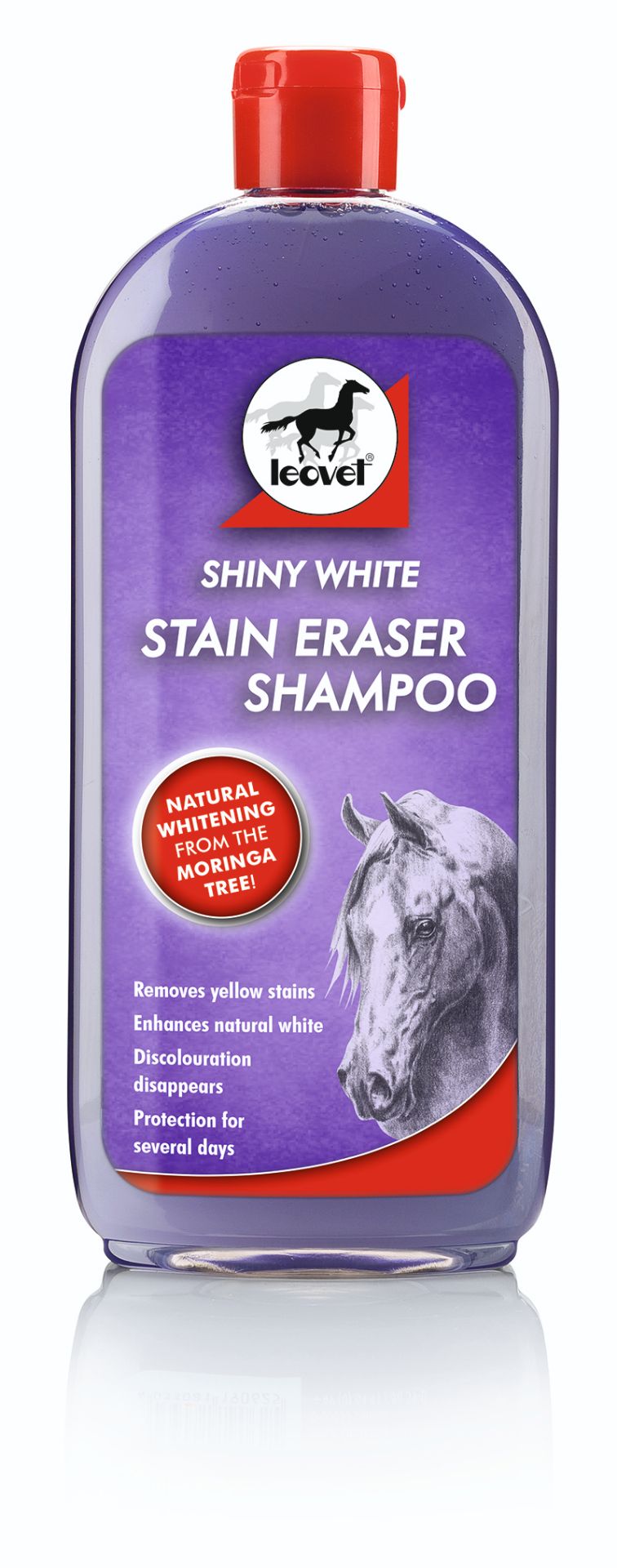 Leovet Shiny White Stain Eraser Shampoo - 500ml
