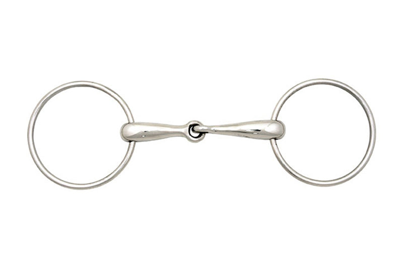Mackey Thick Large Ring Snaffle Bit