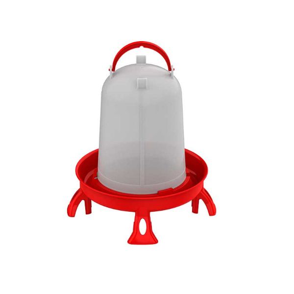 Poultry Drinker Eco with Legs - 8L - Red