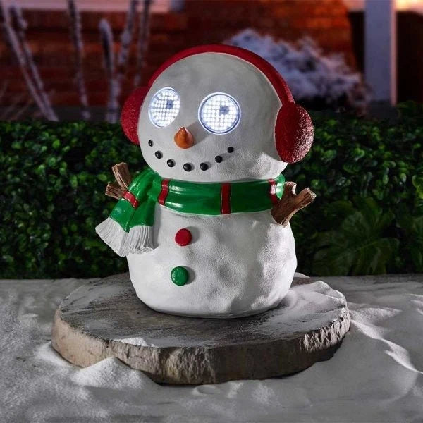 Blinkin' Frosty Christmas Garden Decoration