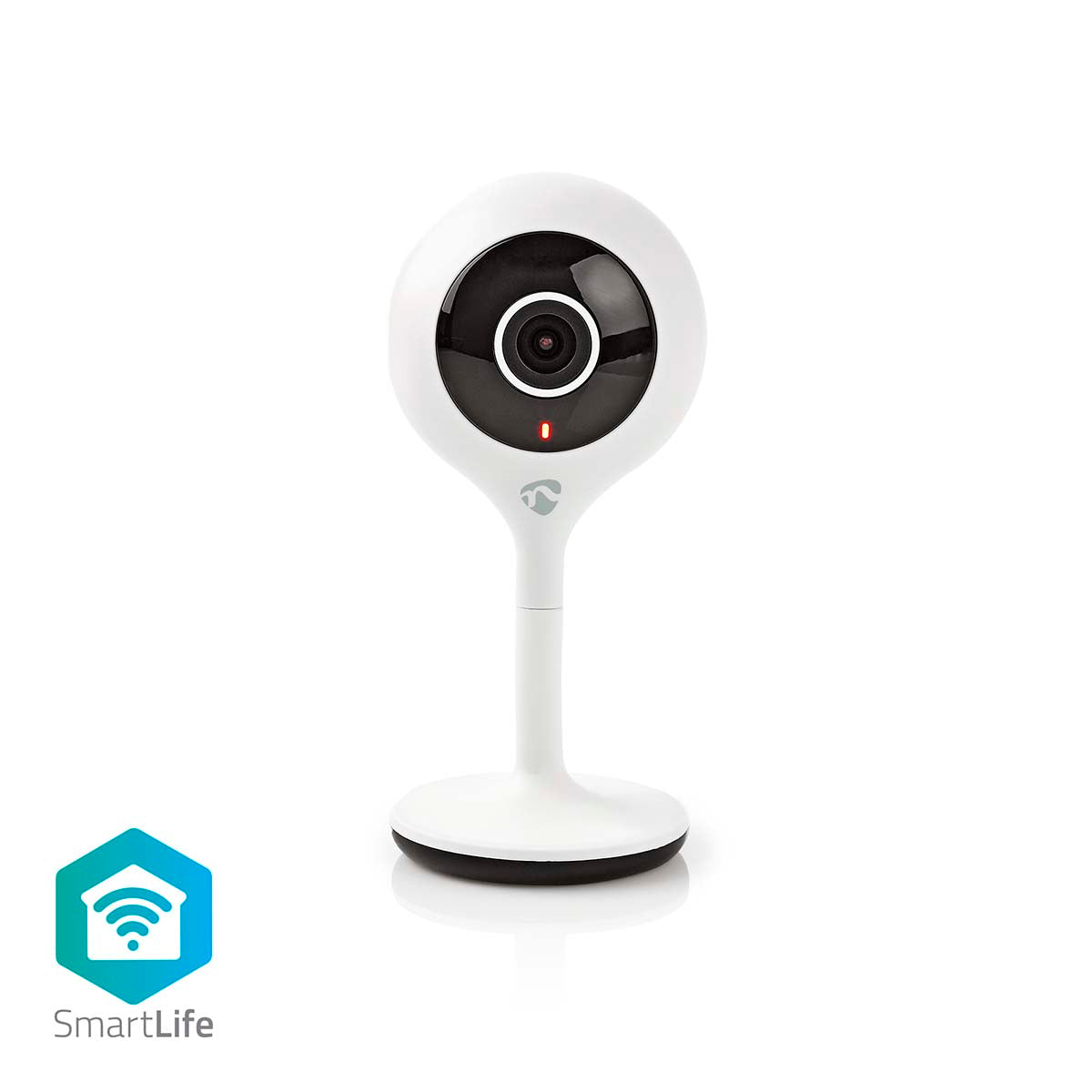 NEDIS Smartlife Indoor Camera Smart IP Camera with Wi-Fi - HD 720p - with Euro Motion Sensor 2m