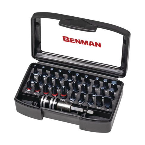 Benman Screw Bit Sets (9pc / 31pc)