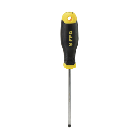 FF Group Soft Grip Slotted Screwdrivers (2.5mm–8mm)