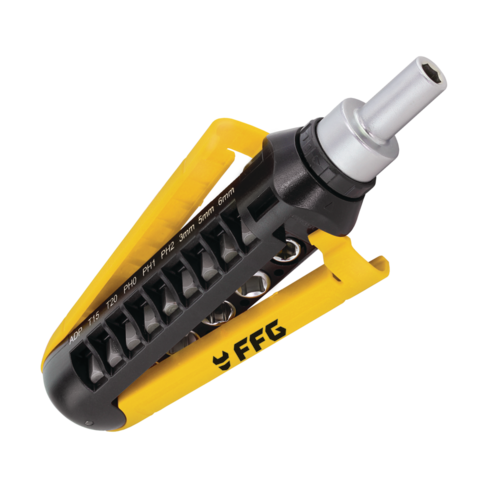 FF Group Ratchet Screwdriver Sets (12pc–44pc)