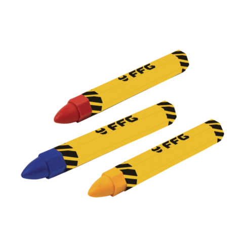 FF Group Marking Crayons - 2 Pieces (Blue / Red / Yellow)
