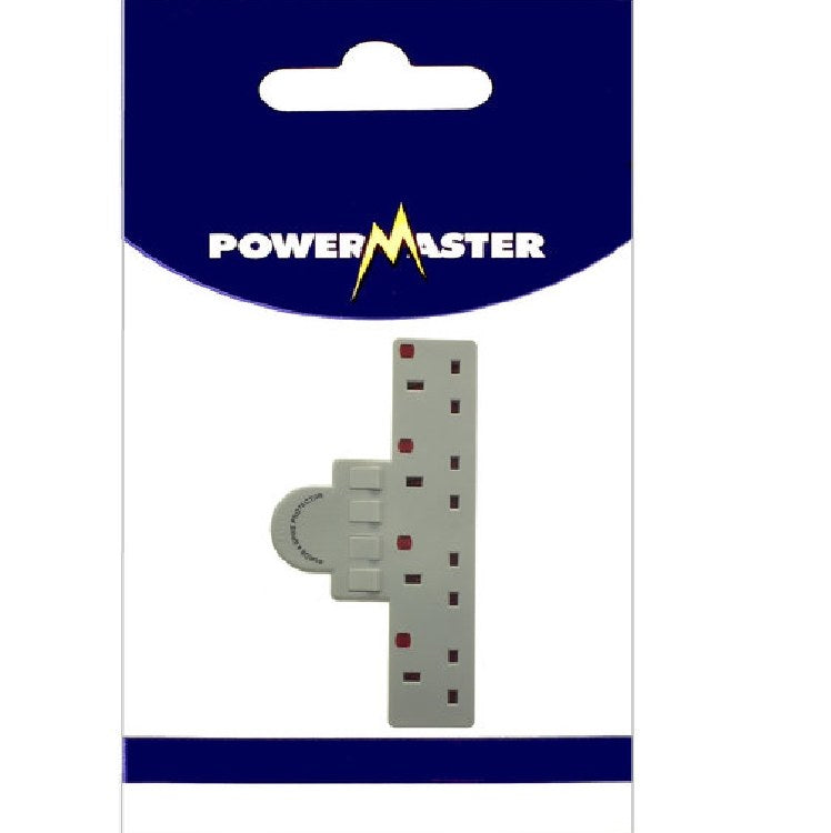 PowerMaster 4 Way Plug Adaptor - No Cable Required