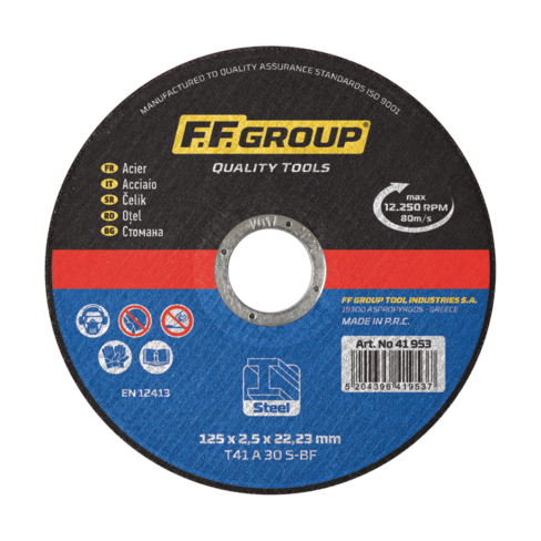 FF Group Cutting Discs (115mm - 230mm – Steel, Stainless & Stone)