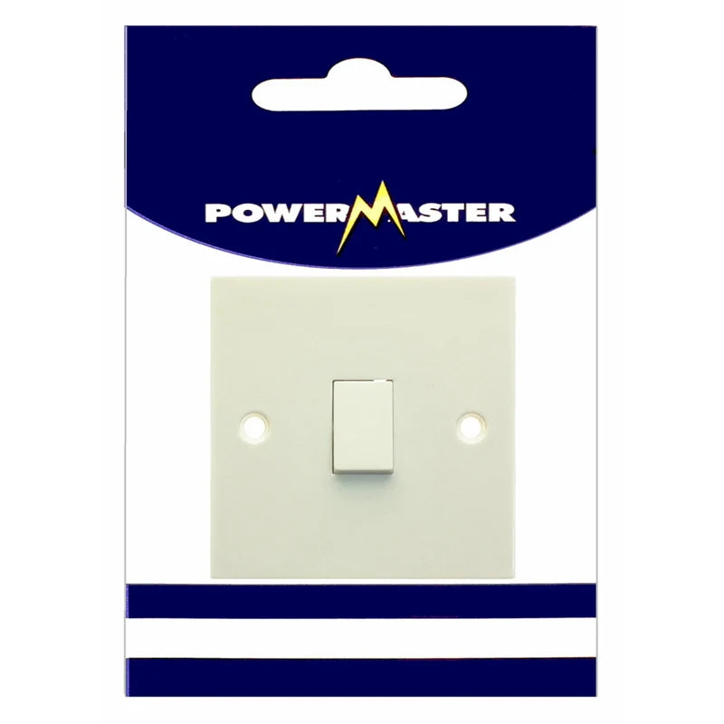Powermaster 1 Gang 1 Way Single Light Switch