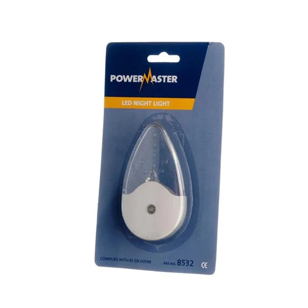 Powermaster Plug In LED Nightlight Night Light