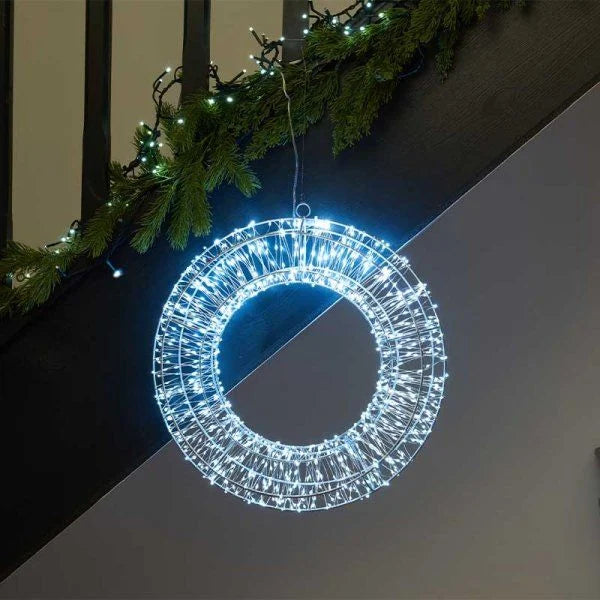 Christmas Wreath Galaxy - Cool White 50cm - 1440 LED