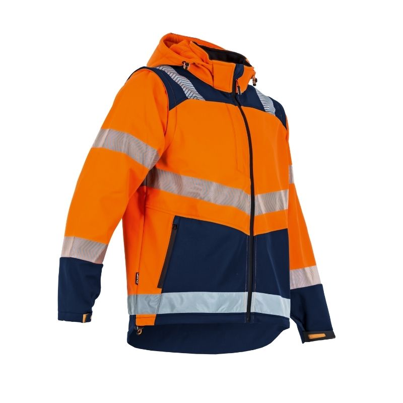 LMA CIBLE 3 Layer Softshell Jacket with Detachable Sleeves