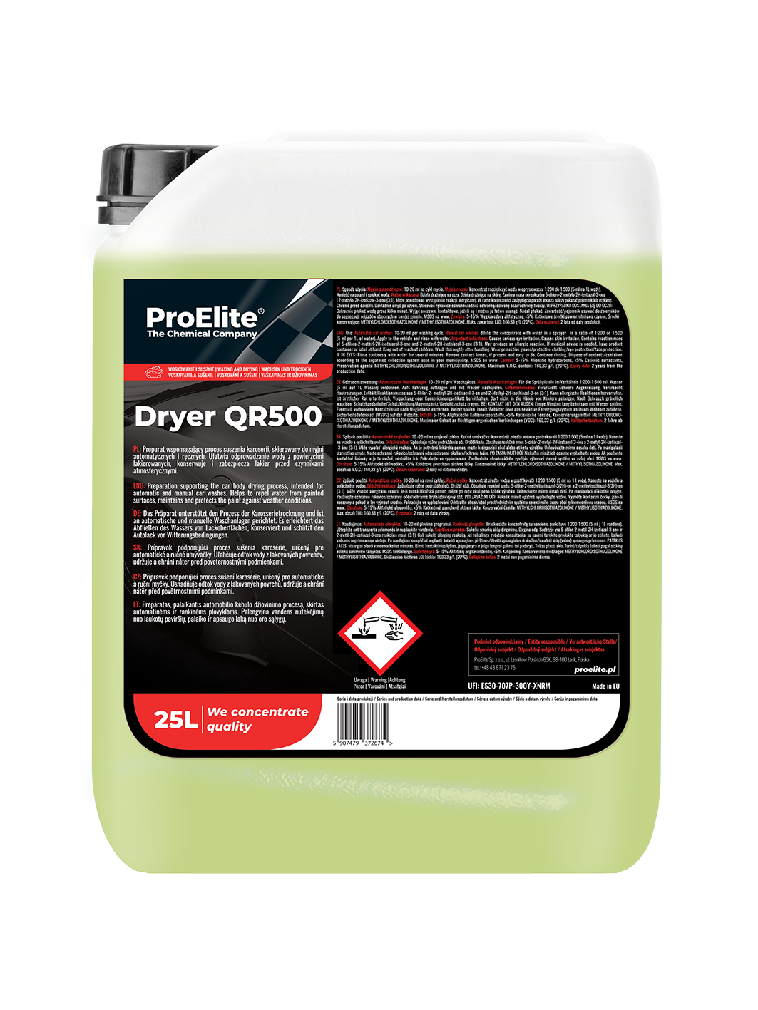 Pro Elite Drying Aid QR500 5L