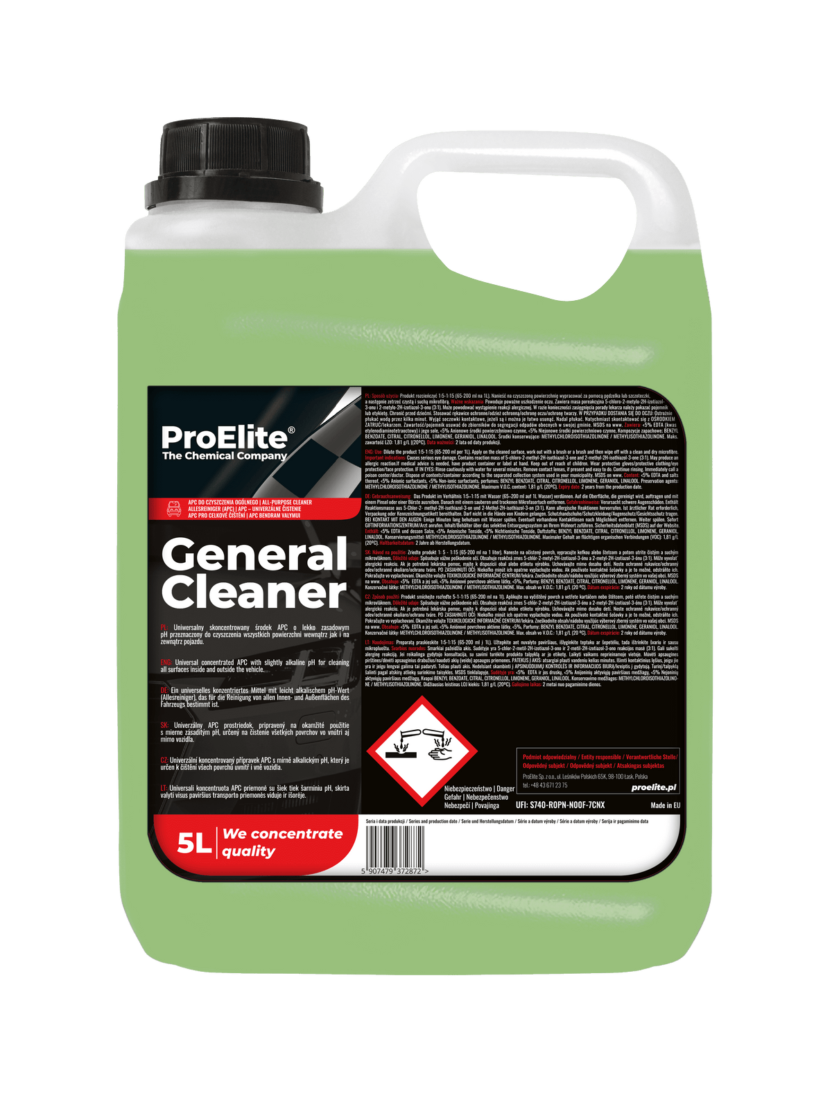 Pro Elite All Purpose General Cleaner 5L