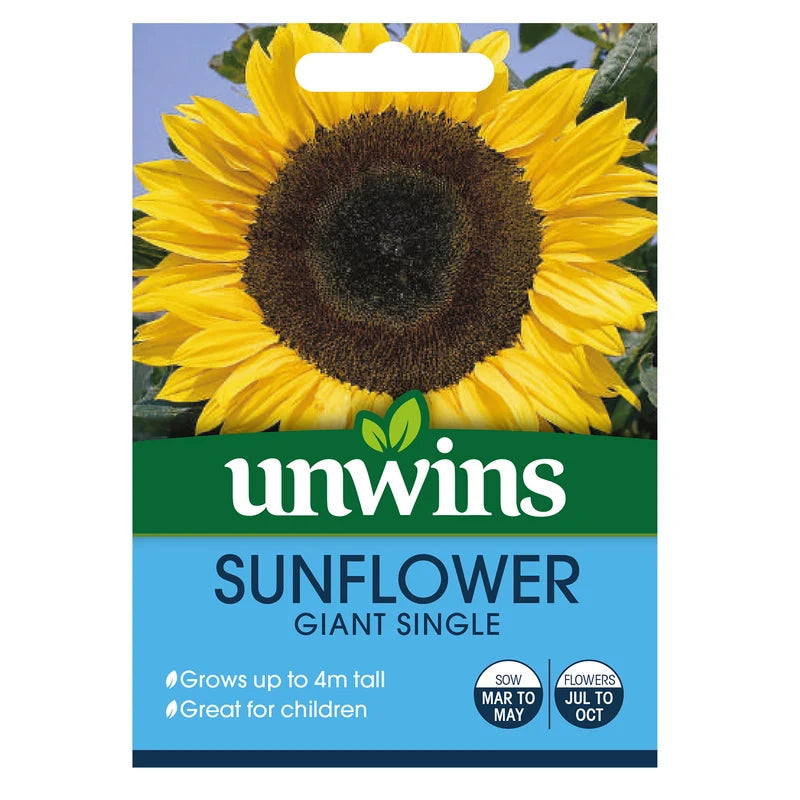 Unwins Sunflower Giant Single Seeds
