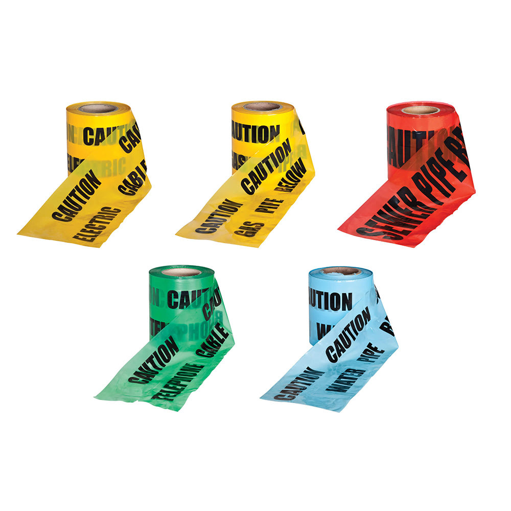 Gas, Electric & Water Warning Tape 36m