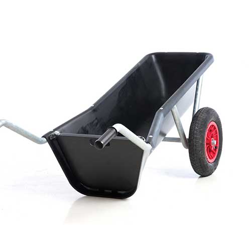 JFC Galvanised Calf Barrow with Puncture Proof Tyres