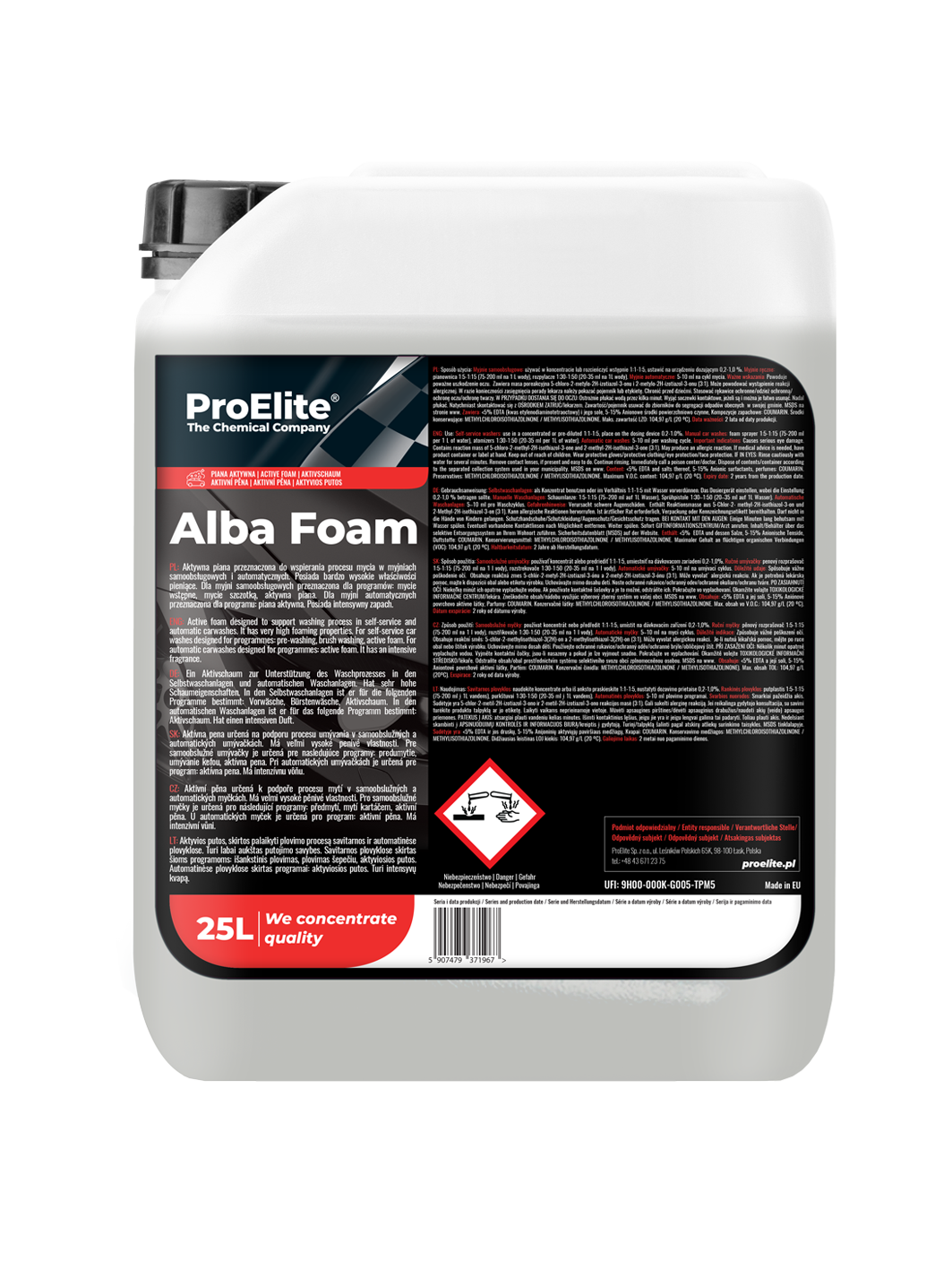 Pro Elite Alba Foam 25L