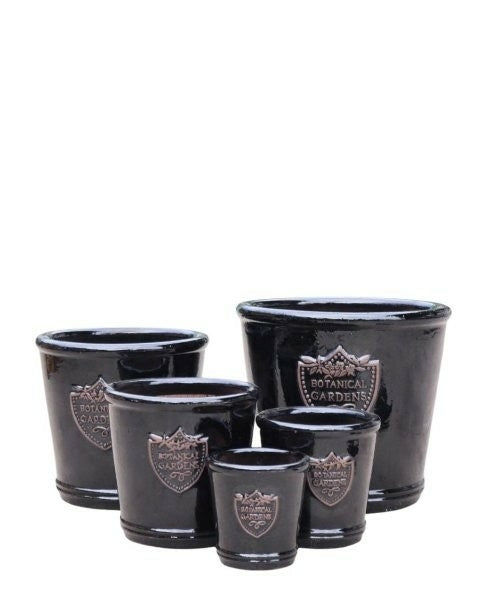 Lemonfield Botanic Crest Planter Black