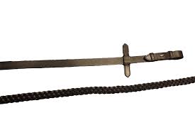 Mackey Plaited Show Rein Brown