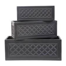 Lemonfield Lattice Trough Planter