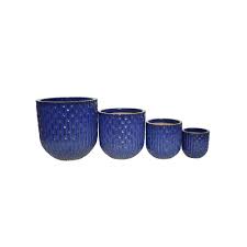 Lemonfield Sardis Planter Blue 220x20
