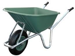 Radius 100Lt Green Plastic Top Wheelbarrow