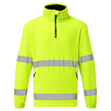 Hi Viz Zip Fleece Top