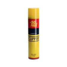 Clipper Refill Gas 300ml Universal Butane Refill with Adapter Cap
