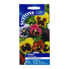 Pansy Seeds Giant Fancy Mix (Suttons)