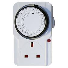 24 Hour Plug-In Timer Socket - White
