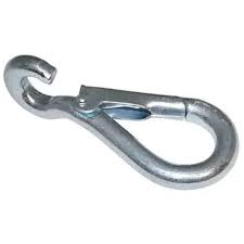 Spring Hook 75MM 3" BZP 2 Pack