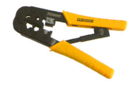 FF Group Ratchet Crimping Pliers RJ11 / RJ45 180mm