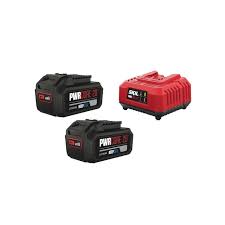 SKIL 3112 BA, Charger and two Li-Ion batteries set 20V Max, 4.0Ah, PWRCORE 20, LED indicator