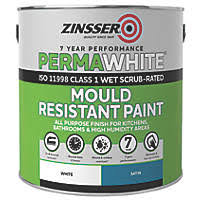 Zinsser Perma-White Matt Mould Resistant Paint