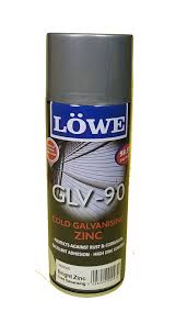Lowe GLV-90 Cold Galvanising Spray 400ML - Silver