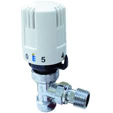 1/2" Thermostatic Radiator Valve C/W Lockshield