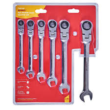 Amtech 6 Piece Flexi Head Ratchet Set