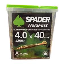 Spader Timber Screws With Quantity Packs