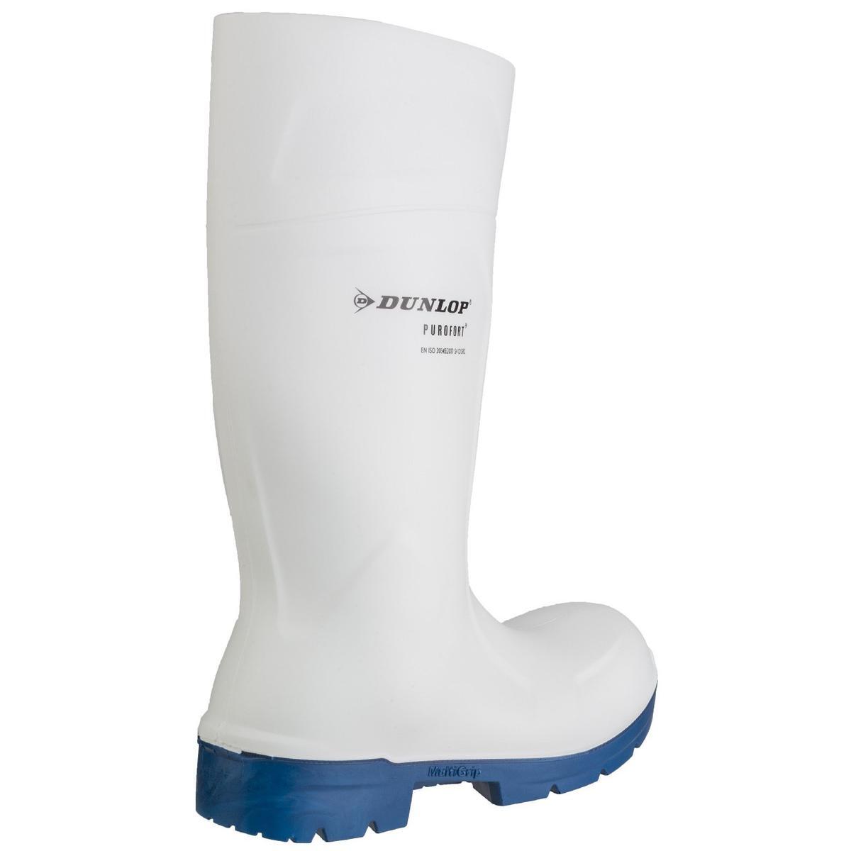 Dunlop Purofort FoodPro Multigrip Men’s White S4 Safety Wellington Boots