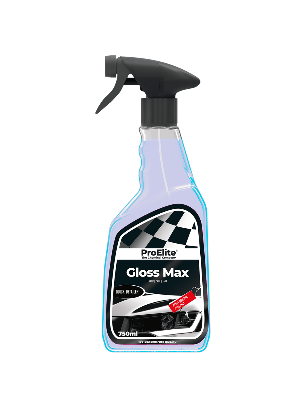 Pro Elite Gloss Max Quick Detailer 750ml