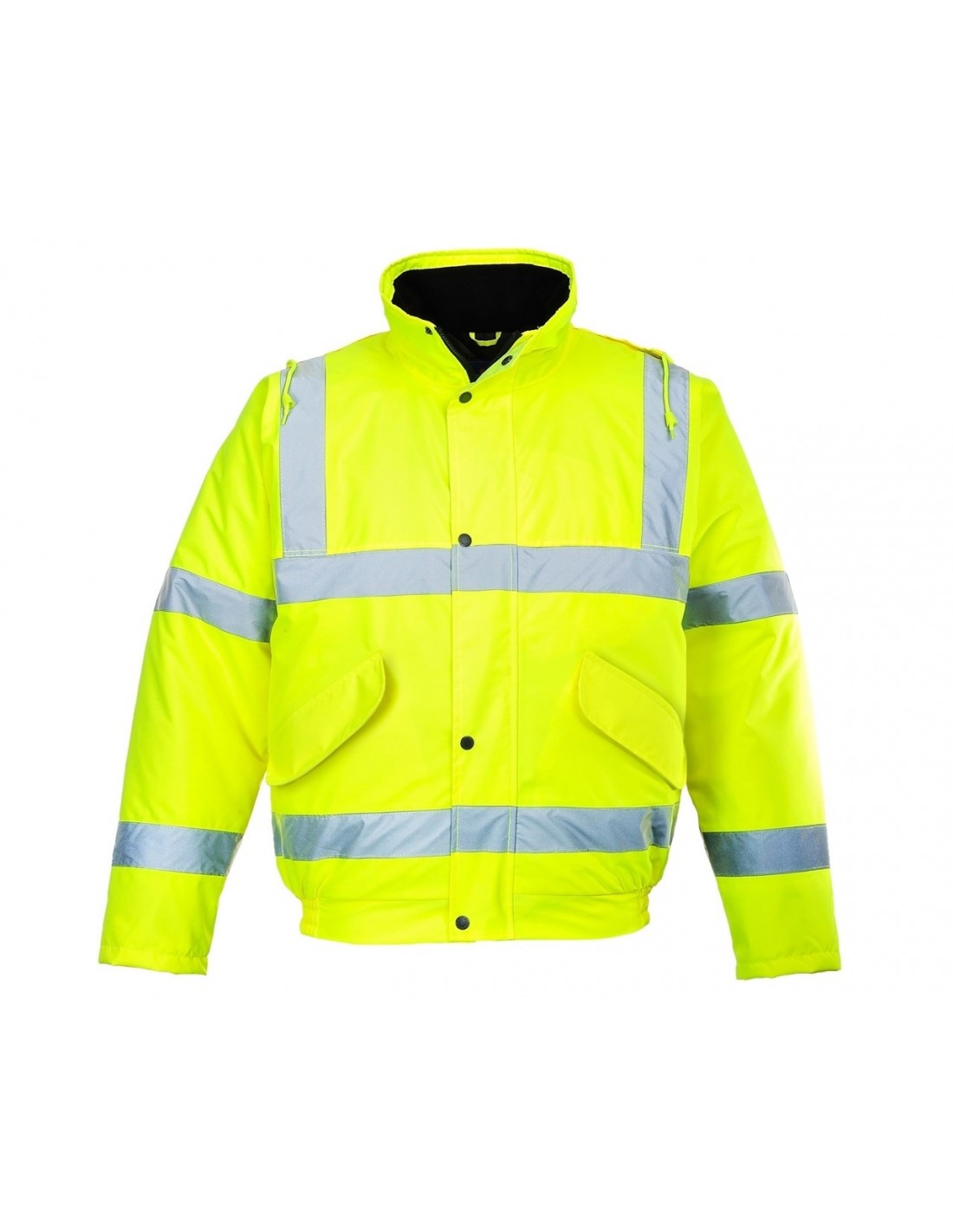 HI VIZ YELLOW BOMBER JACKET MEDIUM