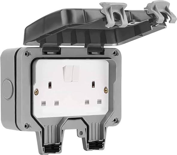 Powermaster 2 Gang Outdoor Switched Socket IP66