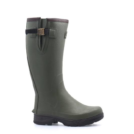 Rouchette Ladies Veneur Neo Wellies Khaki