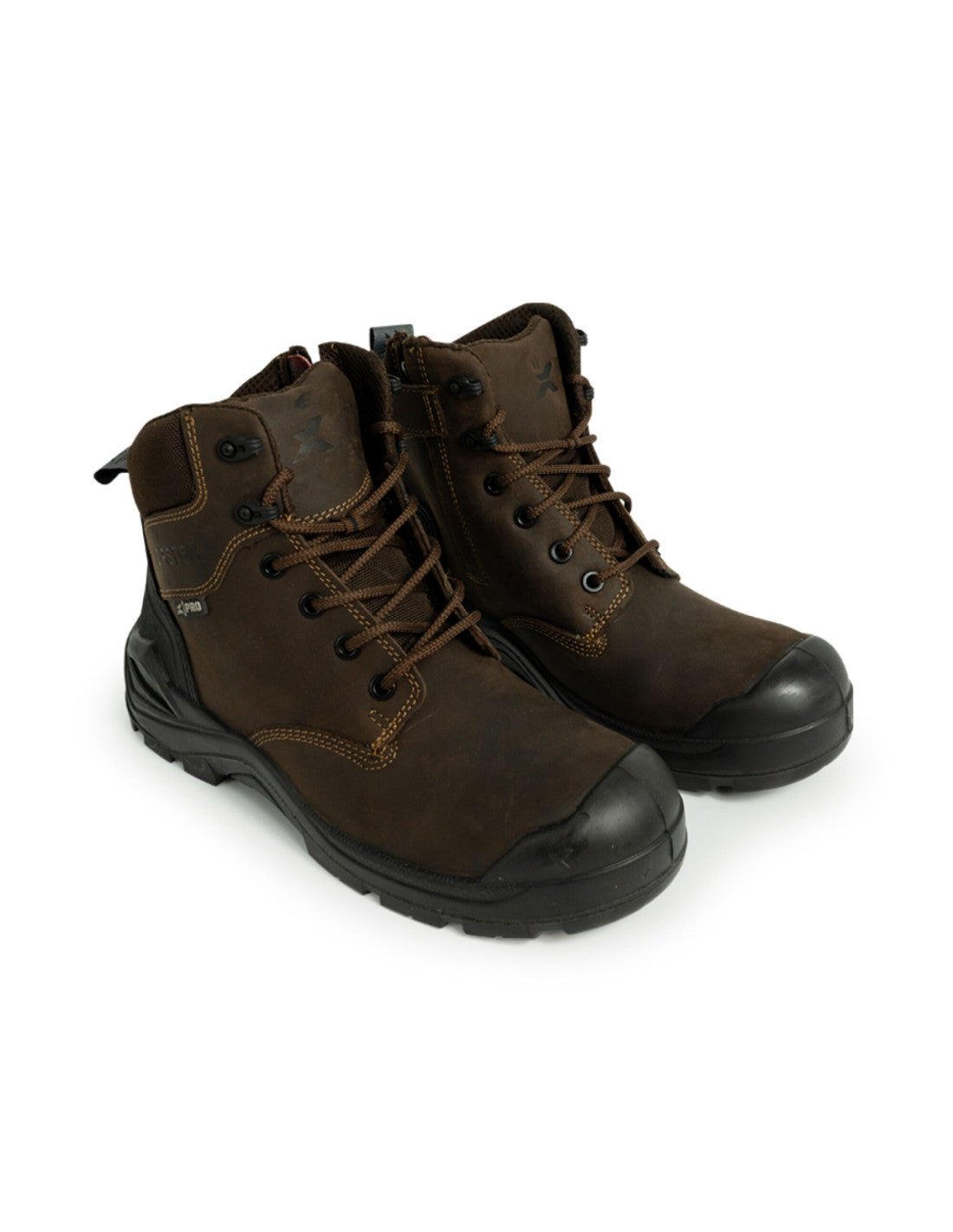 Xpert Pro Zipster Safety Boot Brown
