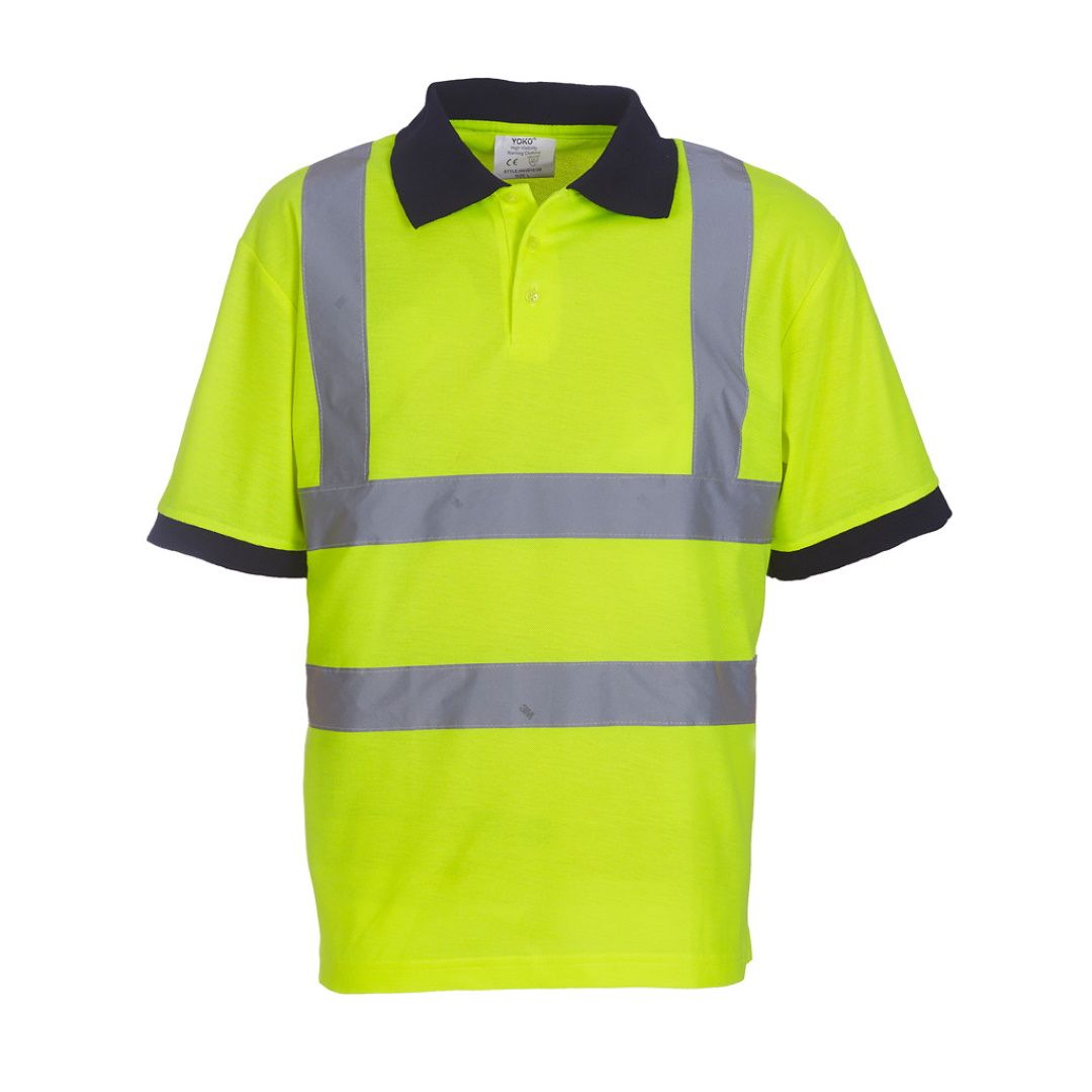 Yoko Hi Viz Polo T-Shirt