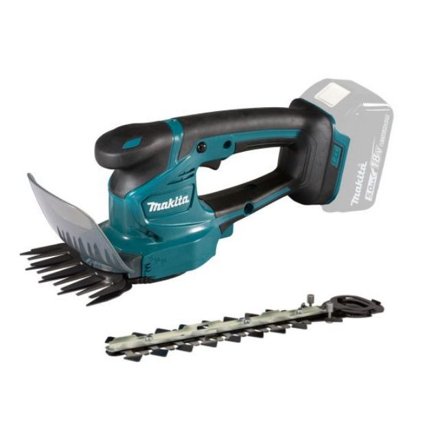 Makita DUN500WRTE Brushless Pole Hedge Trimmer (Angle adjustable head) with 2x 5.0Ah batteries and DC18RC charger
