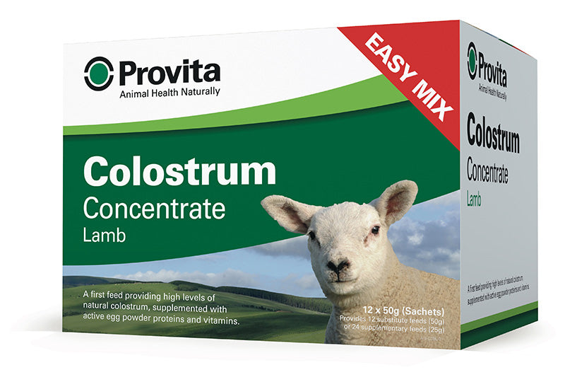 Provita Lamb Colostrum -12 x 50g sachets