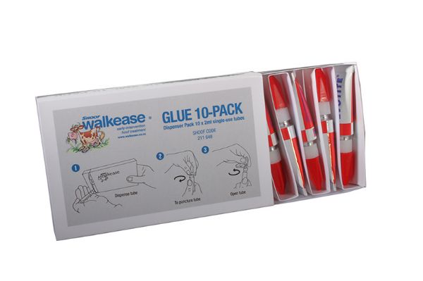 Shoof Walkease Glue (10 Pack x 2ml)
