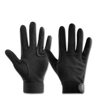 Cotton Riding Gloves Black