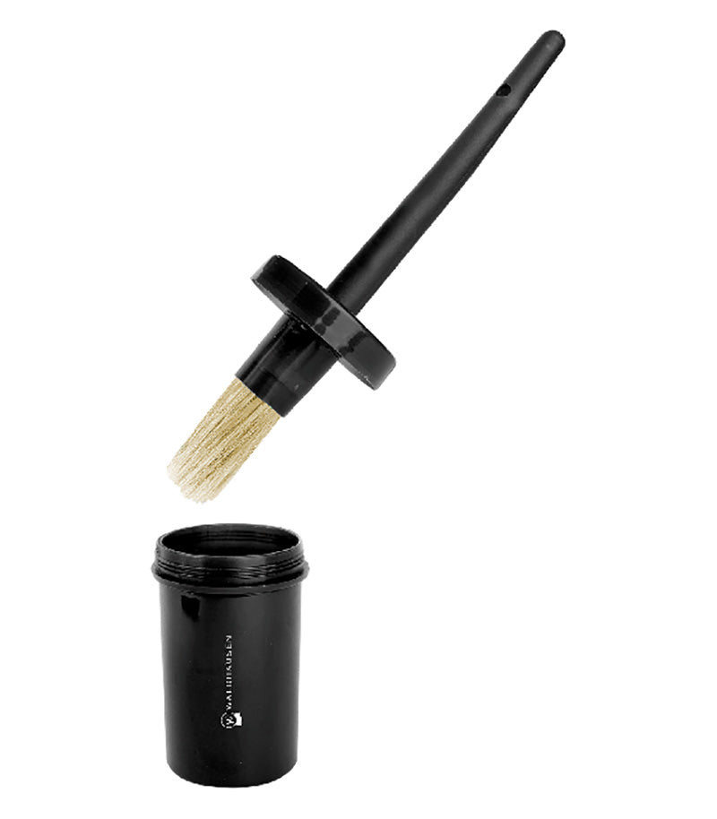 Hoof Brush & Bottle - Black